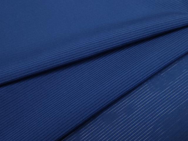 平和屋着物＊夏物　色無地　絽　深縹色　正絹　逸品　AABB8769sx