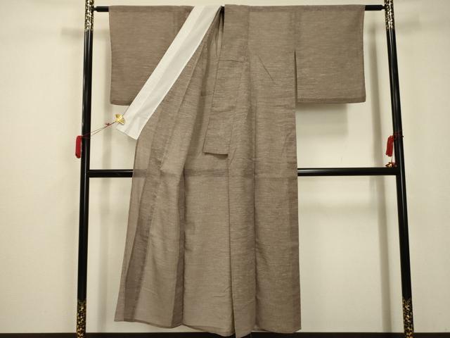 平和屋着物＊夏物　小紋　紗　霞文　洗える着物　AABB8793sx_2