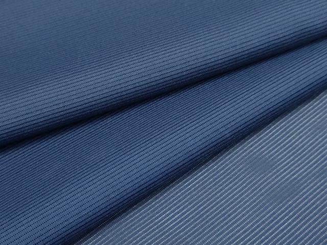 平和屋着物＊夏物　色無地　絽　深縹色　洗える着物　AABB8807sx