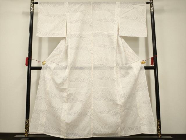 平和屋着物＊夏物　小紋　絽　草花文　洗える着物　AABB8834sx 平和屋着物＊夏物 小紋 絽 草花文 洗える着物 AABB8834sx 【公式通販】
