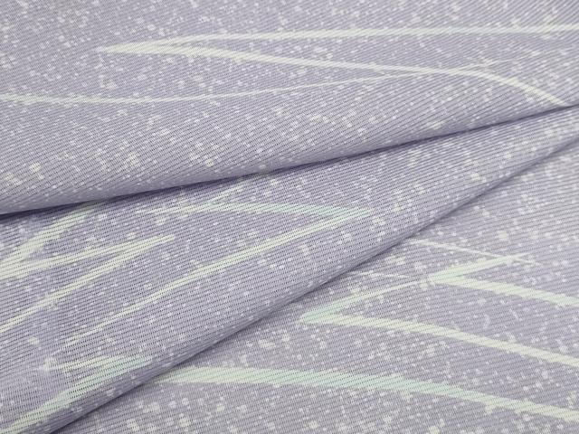 平和屋着物＊夏物　小紋　絽　流水文　洗える着物　AABB8838sx