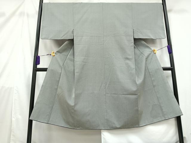 平和屋着物●男性　紬　亀甲文　正絹　逸品　AABB9499mf