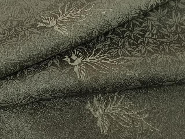 平和屋着物●上質な小紋　桐竹鳳凰文　正絹　逸品　AABC0212zg