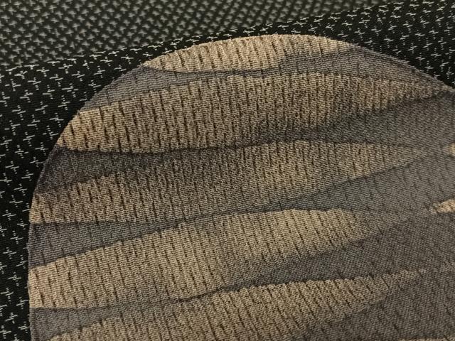 平和屋着物○訪問着 お召地 丸文 正絹 逸品 AABC0234zg