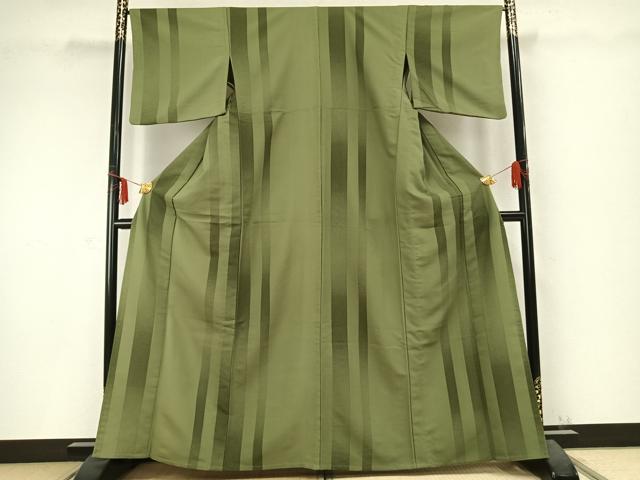 平和屋着物▽小紋　単衣　間道　洗える着物　AABC0295fy 平和屋着物▽小紋 単衣 間道 洗える着物 AABC0295fy 小紋