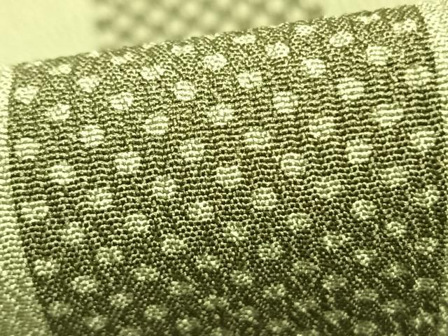 平和屋着物▽小紋 単衣 間道 洗える着物 AABC0295fy 小紋