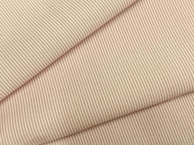 平和屋着物▽江戸小紋　単衣　万筋　ピンク色×白色　洗える着物　AABC0324fy