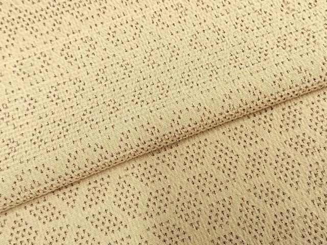 平和屋着物▽白鷹お召　訪問着　単衣　横段文　正絹　逸品　AABC0349fy 平和屋着物▽白鷹お召 訪問着 単衣 横段文 正絹 逸品 AABC0349fy