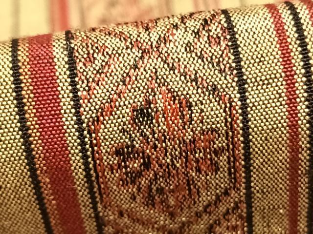 平和屋着物▽上質な紬　単衣　縞　正絹　逸品　AABC0359fy 平和屋着物▽上質な紬 単衣 縞 正絹 逸品 AABC0359fy 【公式通販】