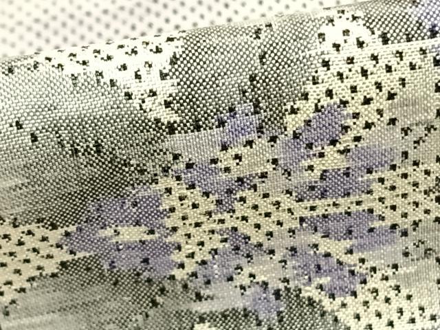 平和屋着物▽都喜ヱ門　本場大島紬　単衣　総絣　草花文　藤絹織物謹製　正絹　逸品　AABC0390fy 平和屋着物▽都喜ヱ門 本場大島紬 単衣 総絣 草花文