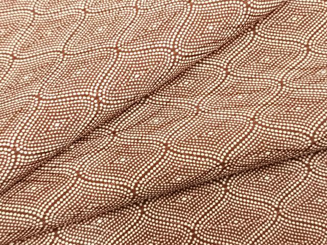 平和屋着物▽江戸小紋　単衣　立涌文様　洗える着物　AABC0403fy