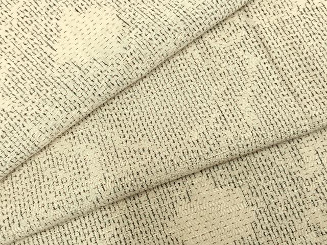 平和屋着物▽上質な紬　単衣　幾何学文様　正絹　逸品　AABC0463fy