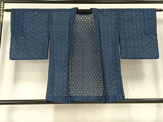 平和屋着物▽羽織　スリーシーズン　春夏秋　塵除け　花尽くし　正絹　逸品　AABC0594fy