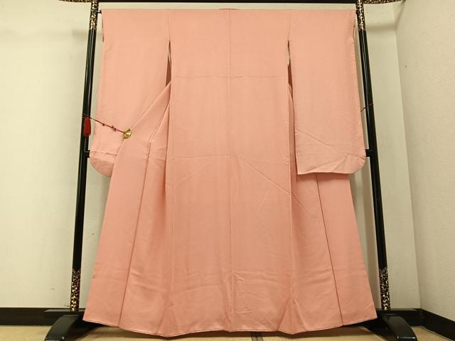 平和屋着物●豪華振袖　色無地　一斤染色　正絹　逸品　AABC0622ph