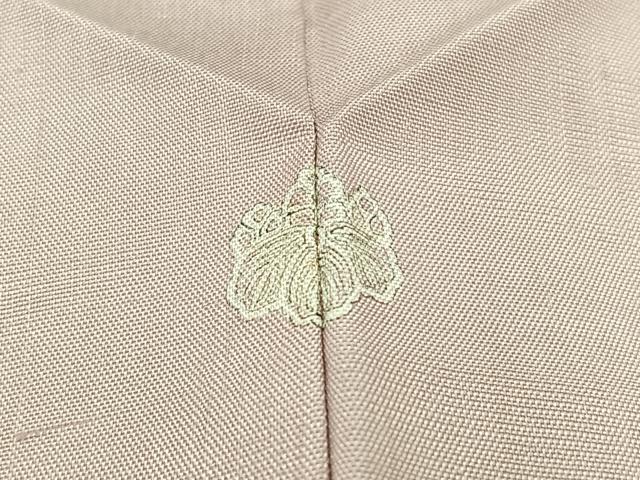 平和屋着物▽本場大島紬　単衣　薄柿色　正絹　逸品　AABC0716jh_6