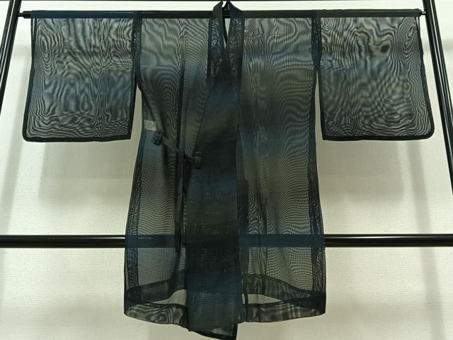 平和屋着物▽道中着　スリーシーズン　春夏秋　塵除け　横段文　洗える着物　AABC1215jh