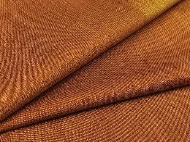 平和屋着物▽上質な紬　単衣　霞文　正絹　逸品　AABC1239jh