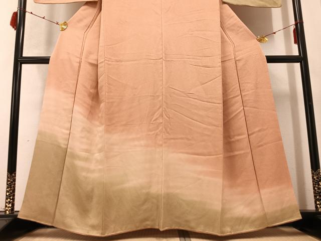 平和屋着物○訪問着 江戸小紋 霞文 正絹 逸品 AABC1799ph