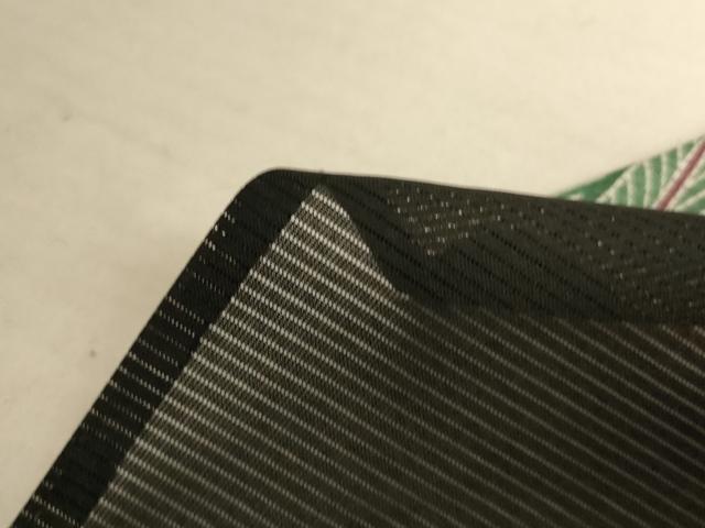 平和屋着物＊夏物　黒留袖　絽　駒刺繍　風景舞鶴文　正絹　逸品　AABC1846jd_6