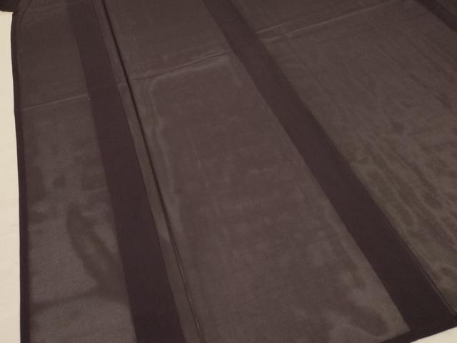 平和屋着物＊夏物 色無地 絽 黒紅色 正絹 逸品 AABC1865jd｜平和屋