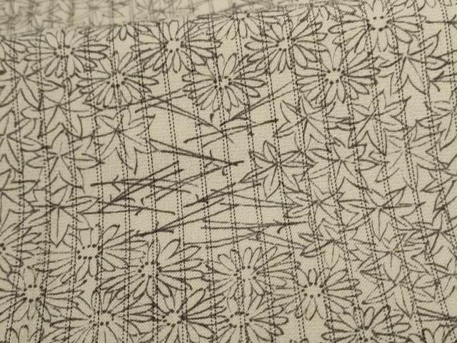 平和屋着物▽上質な小紋　単衣　吹き寄せ文　正絹　逸品　AABC1882jd 平和屋着物▽上質な小紋 単衣 吹き寄せ文 正絹 逸品 AABC1882jd 小紋