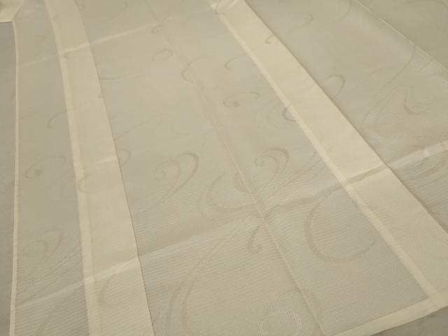 平和屋着物＊夏物 長襦袢 流水文 象牙色 正絹 逸品 AABC1886jd