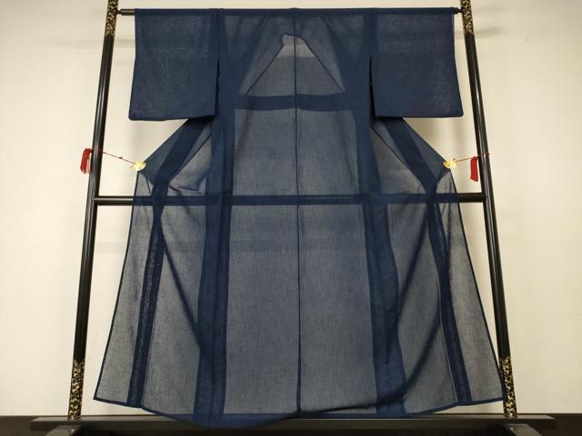 平和屋着物＊夏物　色無地　紗　褐返色　AABC1891jd