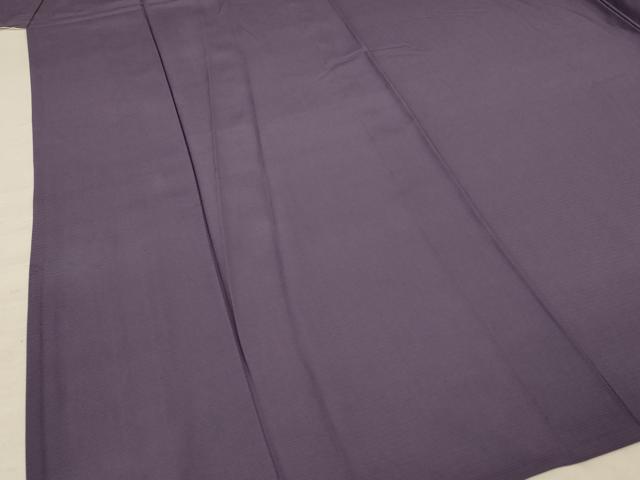 平和屋着物＊夏物　色無地　絽　葡萄鼠色　正絹　逸品　AABC1893jd_2