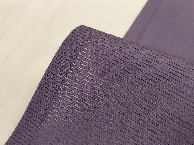 平和屋着物＊夏物　色無地　絽　葡萄鼠色　正絹　逸品　AABC1893jd_4