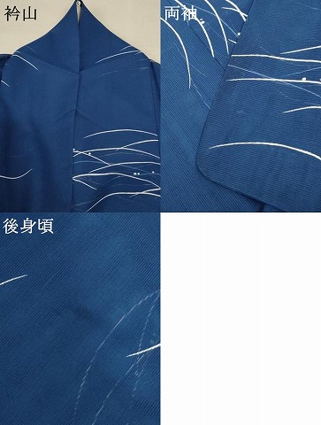 平和屋着物＊夏物　小紋　絽　芝　洗える着物　AABC1899jd_7