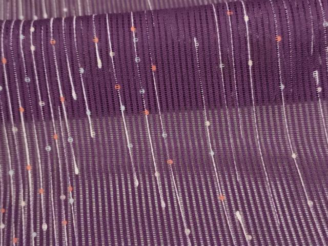 平和屋着物＊夏物　小紋　縦絽　霞文　洗える着物　AABC1915jd 平和屋着物＊夏物 小紋 縦絽 霞文 洗える着物 AABC1915jd