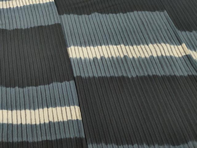 平和屋着物●訪問着　横段文　ロング丈　正絹　逸品　AABC1927ck 平和屋着物○訪問着 横段文 ロング丈 正絹 逸品 AABC1927ck