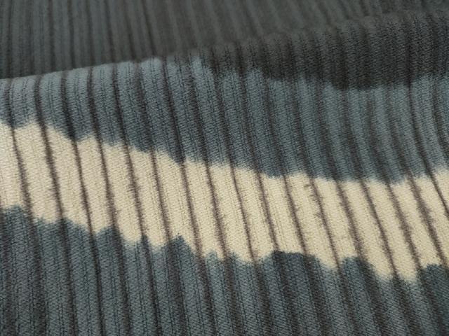 平和屋着物○訪問着 横段文 ロング丈 正絹 逸品 AABC1927ck