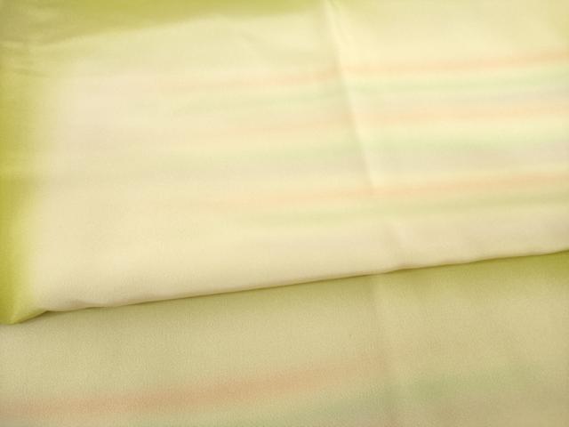 平和屋着物○奄美大島泥染色家 赤塚花穂 長襦袢 袷 霞文 暈