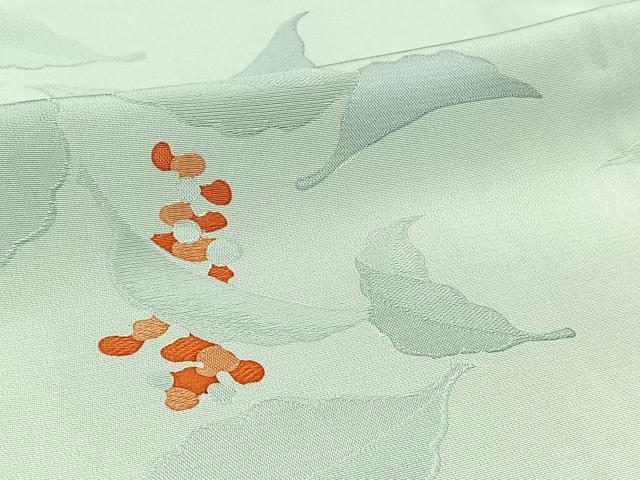 平和屋着物▽上質な小紋　単衣　南天文　正絹　逸品　AABC2223jh_5