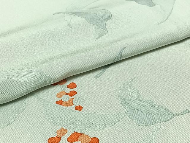平和屋着物▽上質な小紋　単衣　南天文　正絹　逸品　AABC2223jh_4