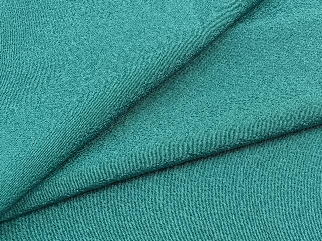 平和屋着物▽上質な色無地　単衣　納戸色　正絹　逸品　AABC2231jh