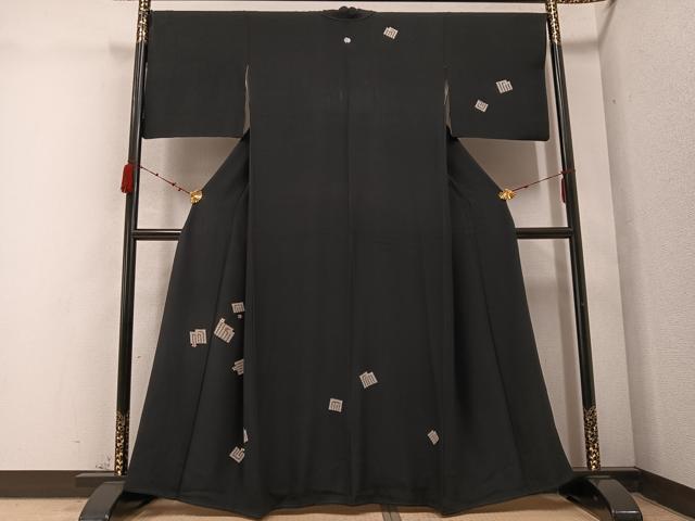 平和屋着物●訪問着　源氏香花文　正絹　逸品　AABC2562ph