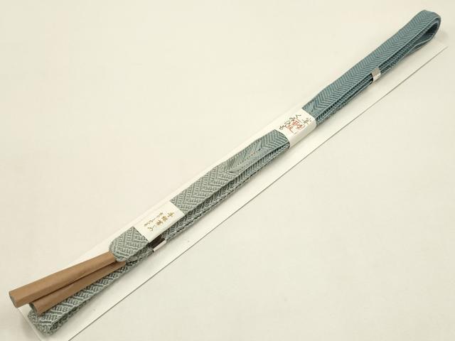 平和屋本店○和装小物 帯締め・帯揚げセット 笹浪組 暈し染め 金糸