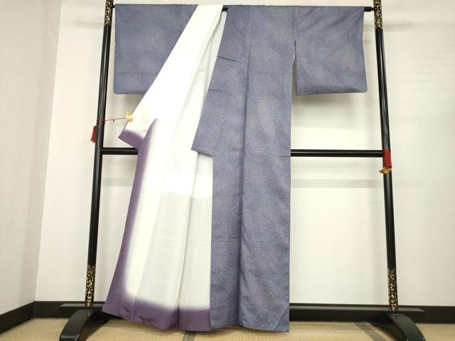 平和屋着物○本場大島紬 染大島 霞文 暈し染め 正絹 逸品 AABC3225ck