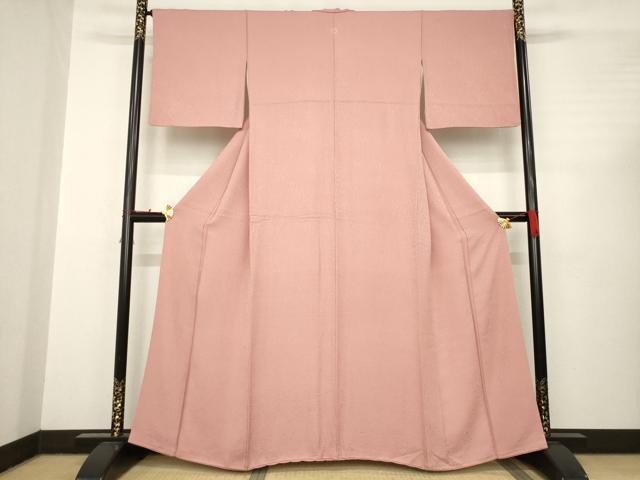 平和屋着物●上質な色無地　蘇芳香色　鈴乃屋扱い　正絹　逸品　AABC3266ck 平和屋着物○上質な色無地 蘇芳香色 鈴乃屋扱い 正絹 逸品 AABC3266ck