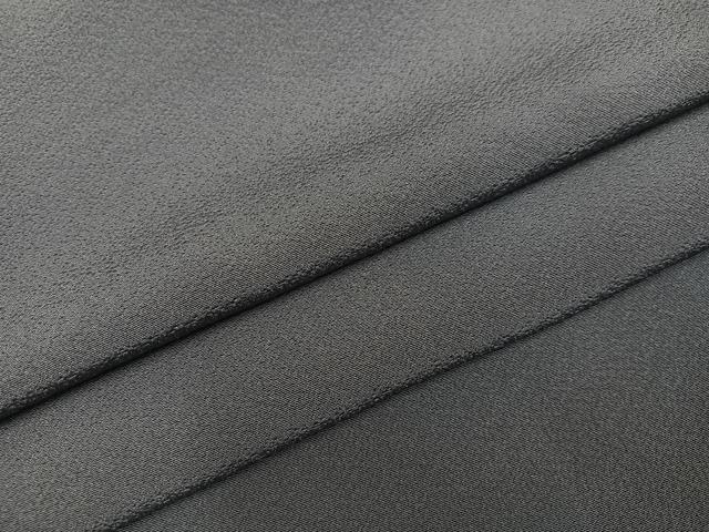 平和屋着物●上質な色無地　薄鼠色　正絹　逸品　AABC3335ph