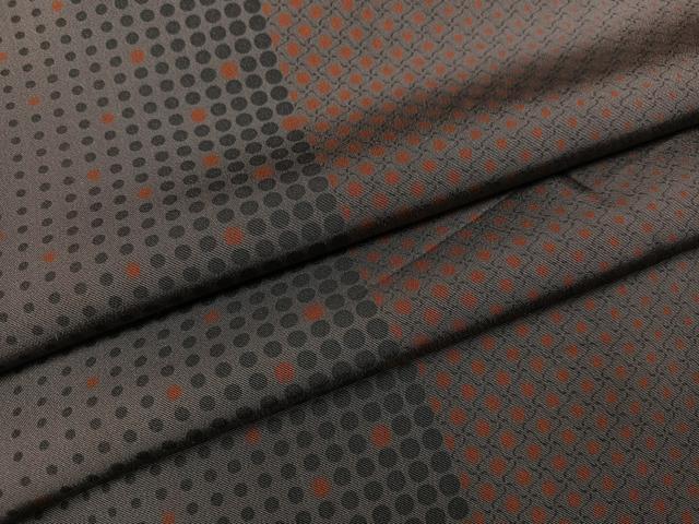 平和屋着物●上質な小紋　間道　正絹　逸品　AABC3369ph