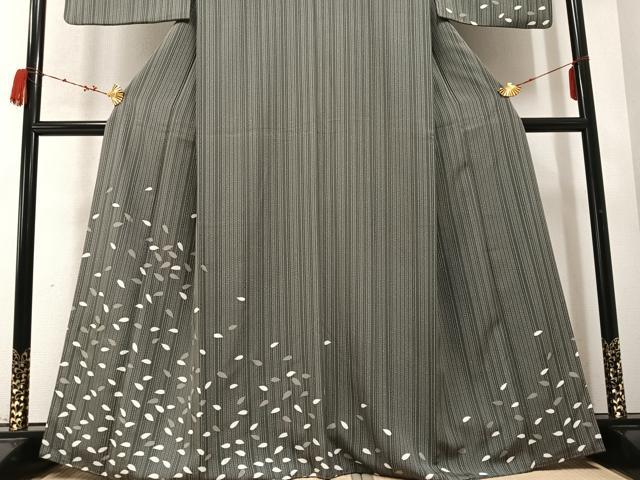 平和屋着物○訪問着 桜花弁 金彩 正絹 逸品 AABC3378ph