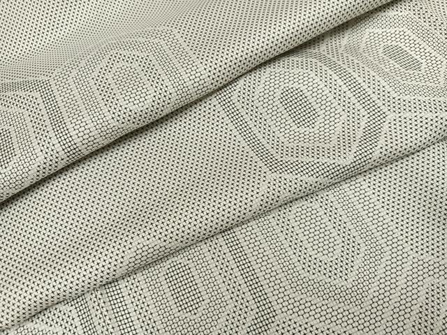 平和屋着物●お召　亀甲文　正絹　逸品　AABC3400ph