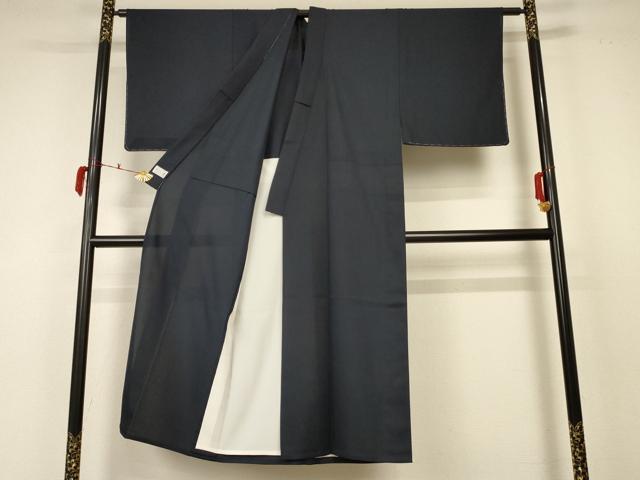 平和屋着物＊夏物　男性　洗える最高級着物　＜英＞はなぶさ謹製　色無地　蝋色　洗える着物　未使用　AABC3411jd_1