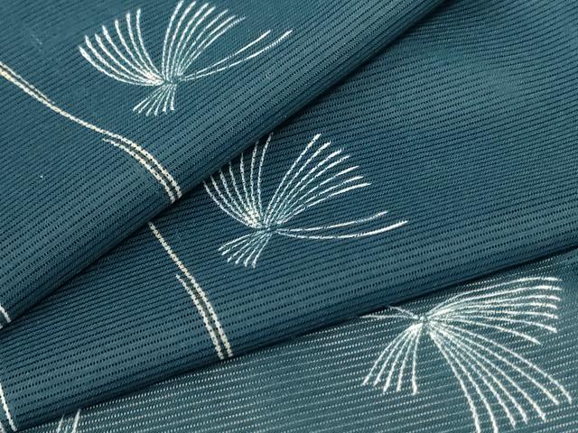 平和屋着物＊夏物　小紋　絽　舞花文　洗える着物　AABC3471jd