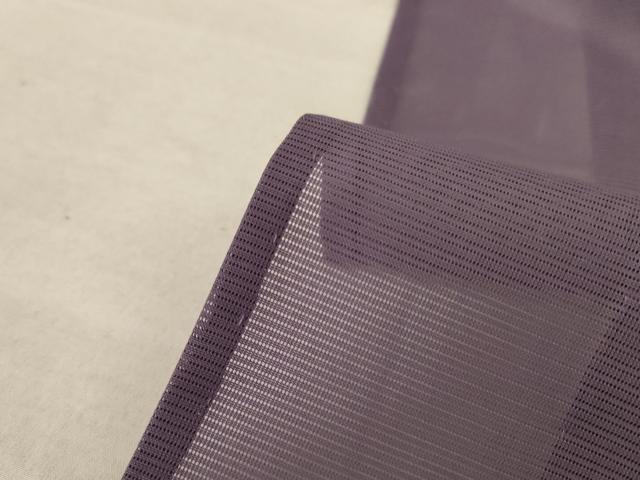 平和屋着物＊夏物　色無地　絽　葡萄鼠色　洗える着物　AABC3480jd_4
