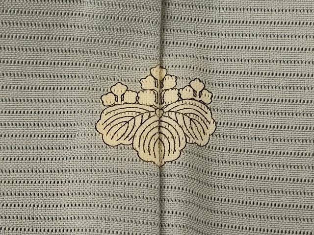 平和屋着物＊夏物　色無地　絽　薄雲鼠色　ロング丈　正絹　逸品　AABC3493jd 平和屋着物＊夏物 色無地 絽 薄雲鼠色 ロング丈 正絹 逸品 AABC3493jd