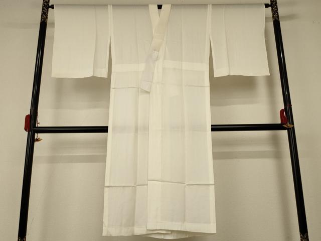 平和屋着物＊夏物　長襦袢　絽　鳥の子色　正絹　逸品　AABC3499jd